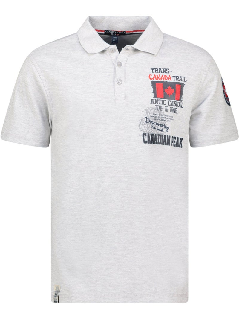 Polo kantrail – canadian peak Cinza claro - Kiabi