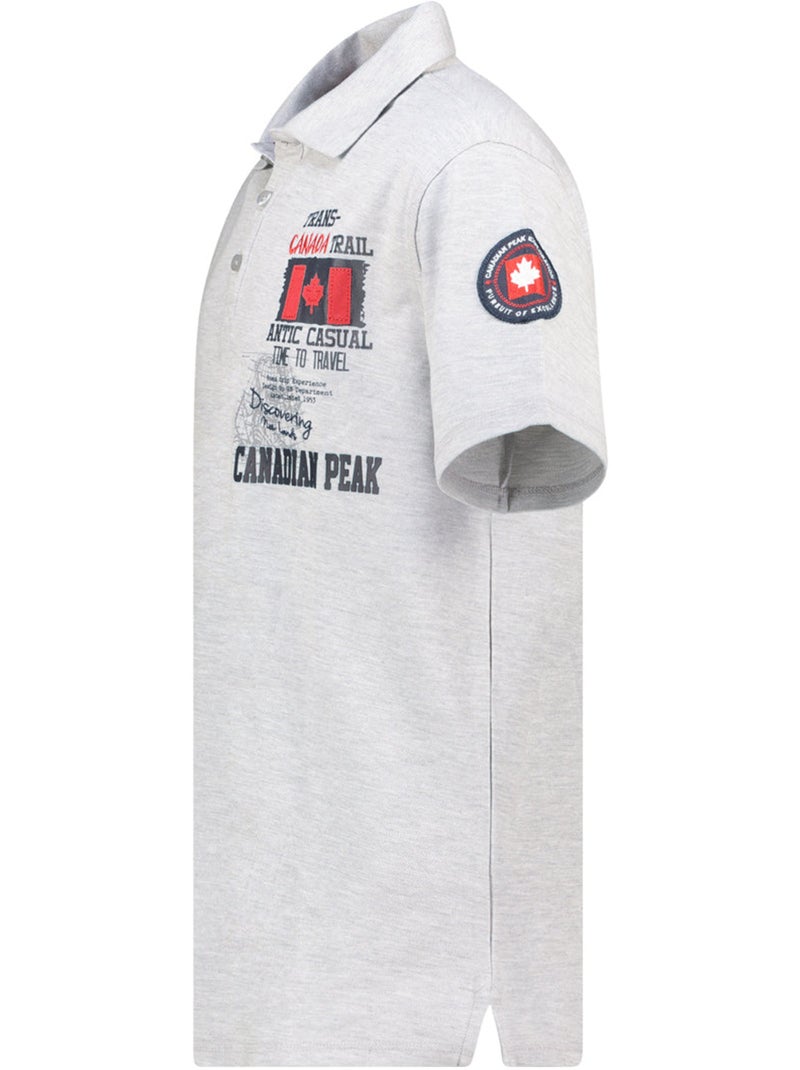Polo kantrail – canadian peak Cinza claro - Kiabi