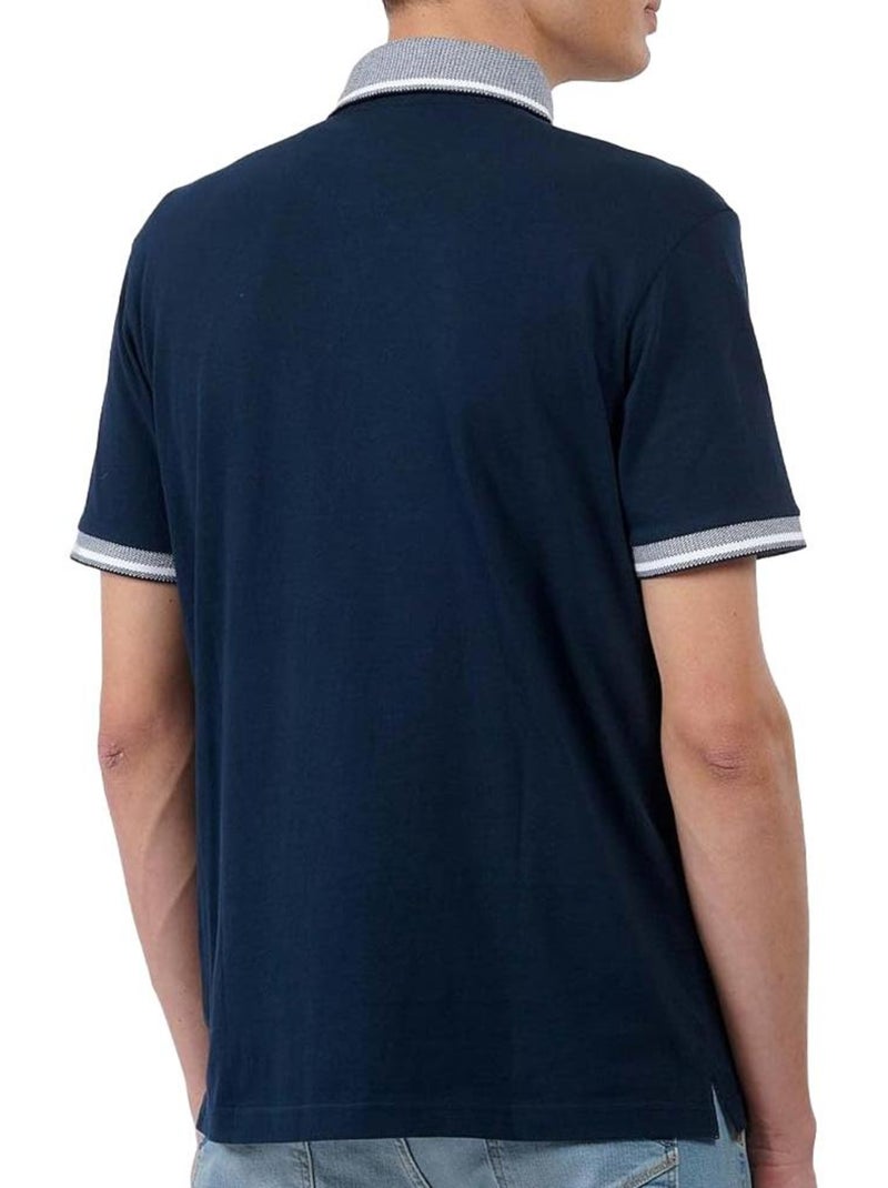 Polo Kaoral Chune para Homem em Azul Marinho Azul-marinho - Kiabi