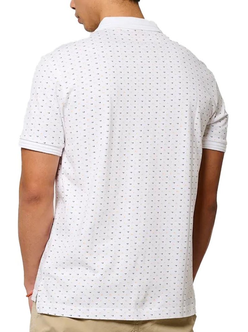 Polo kaporal boscie para homem branco/laranja Branco - Kiabi