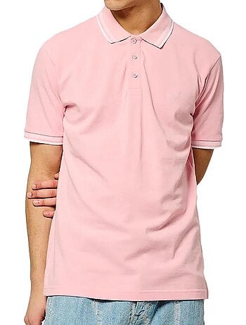 Polo kaporal jarod rosa para homem