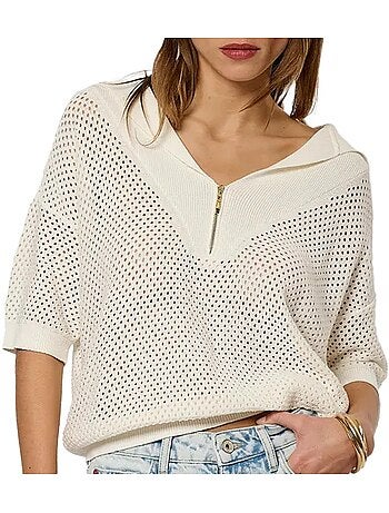 Polo Kaporal Laiza Branco para Mulher