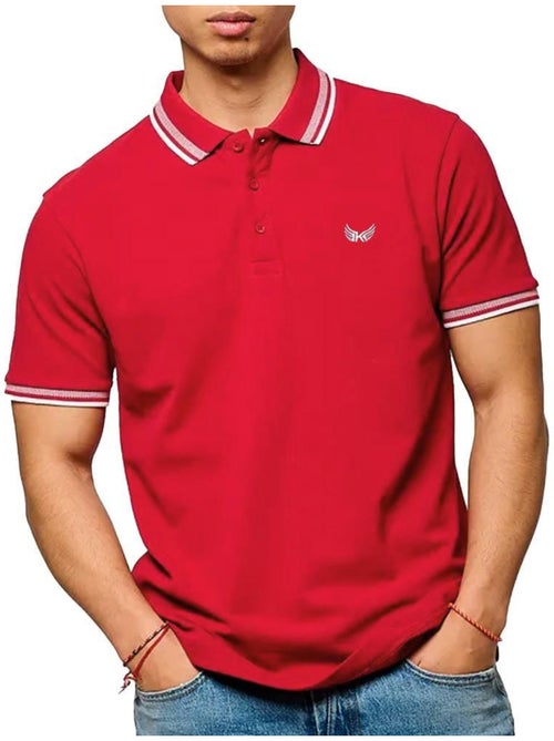 Polo Kaporal Marod Vermelho para Homem - Kiabi Polo Kaporal Marod Vermelho para Homem - Kiabi