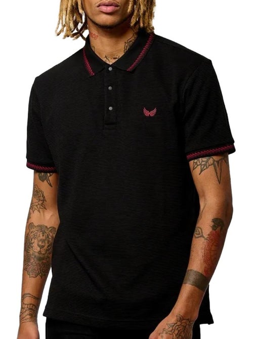 Polo kaporal tirue preto para homem - Kiabi Polo kaporal tirue preto para homem - Kiabi