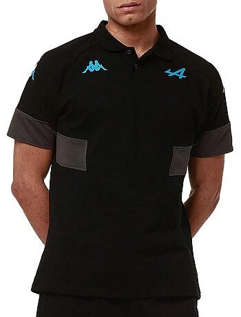Polo kappa andoi alpine f1 preto para homem