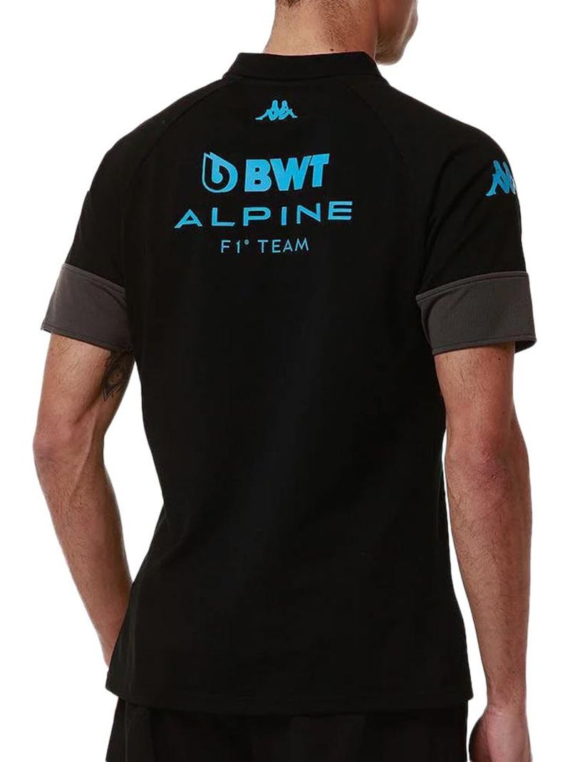 Polo kappa andoi alpine f1 preto para homem Preto - Kiabi