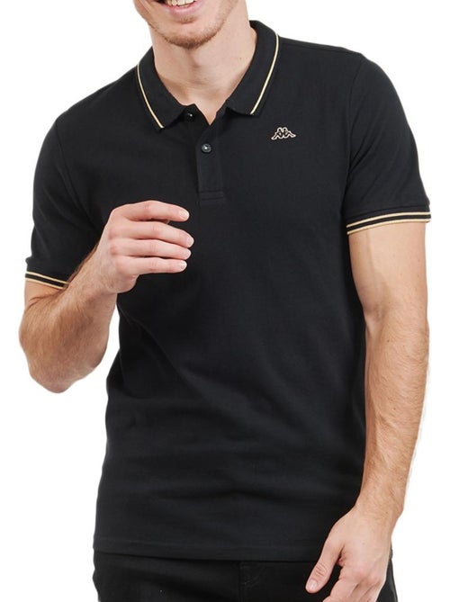 Polo kappa ezio para homem preto - Kiabi Polo kappa ezio para homem preto - Kiabi