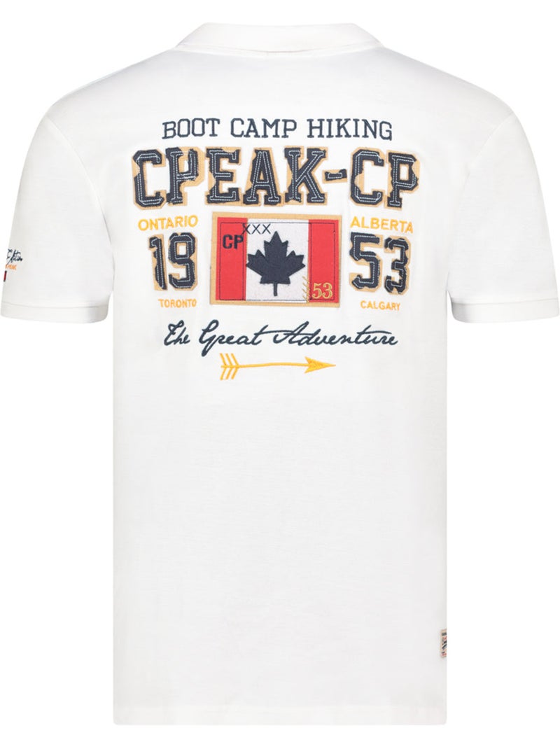 Polo kapucineak – canadian peak Branco - Kiabi