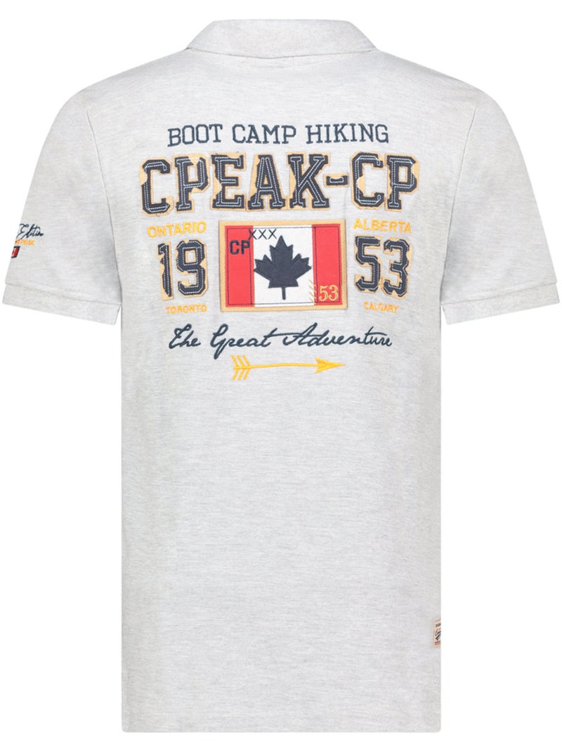 Polo kapucineak – canadian peak Cinza claro - Kiabi