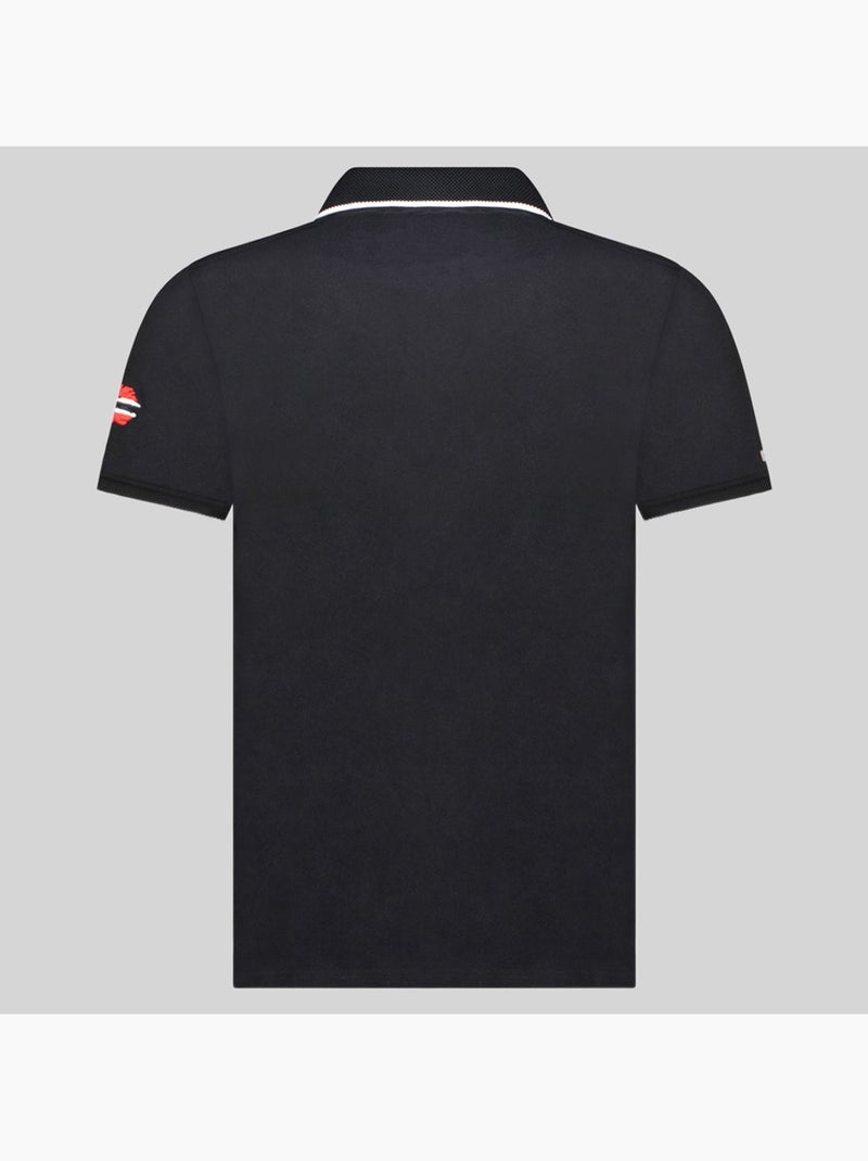 Polo kara – geographical norway Preto - Kiabi