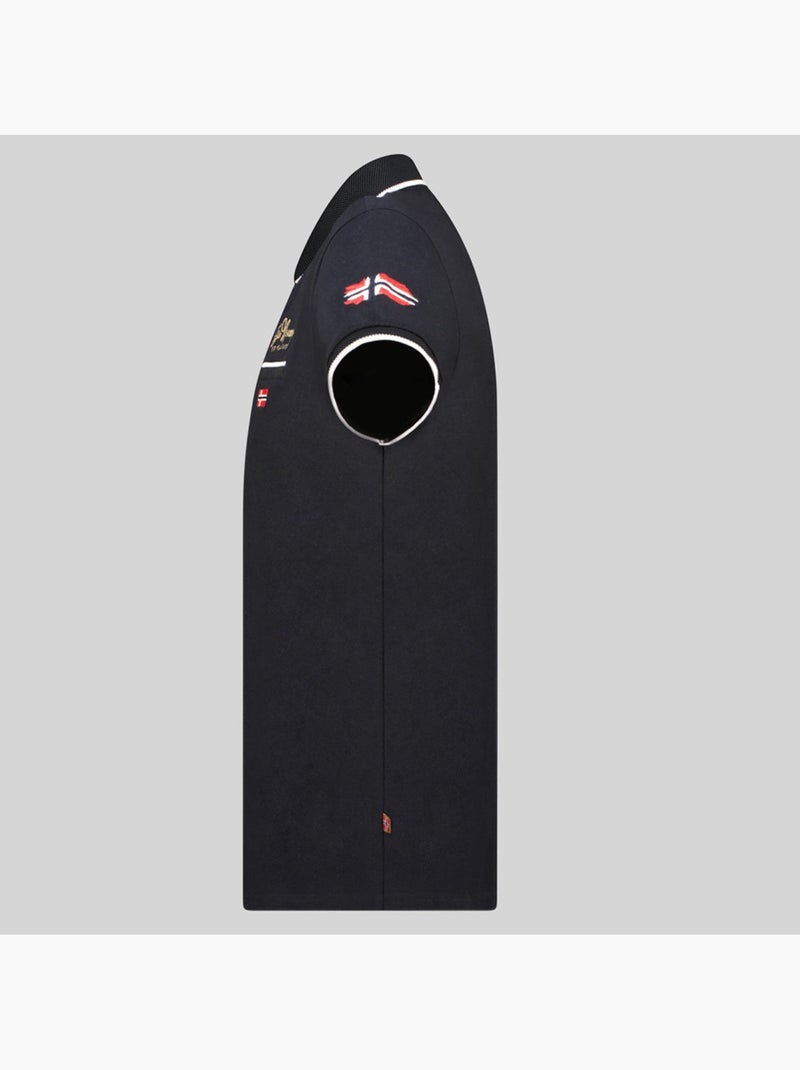 Polo kara – geographical norway Preto - Kiabi