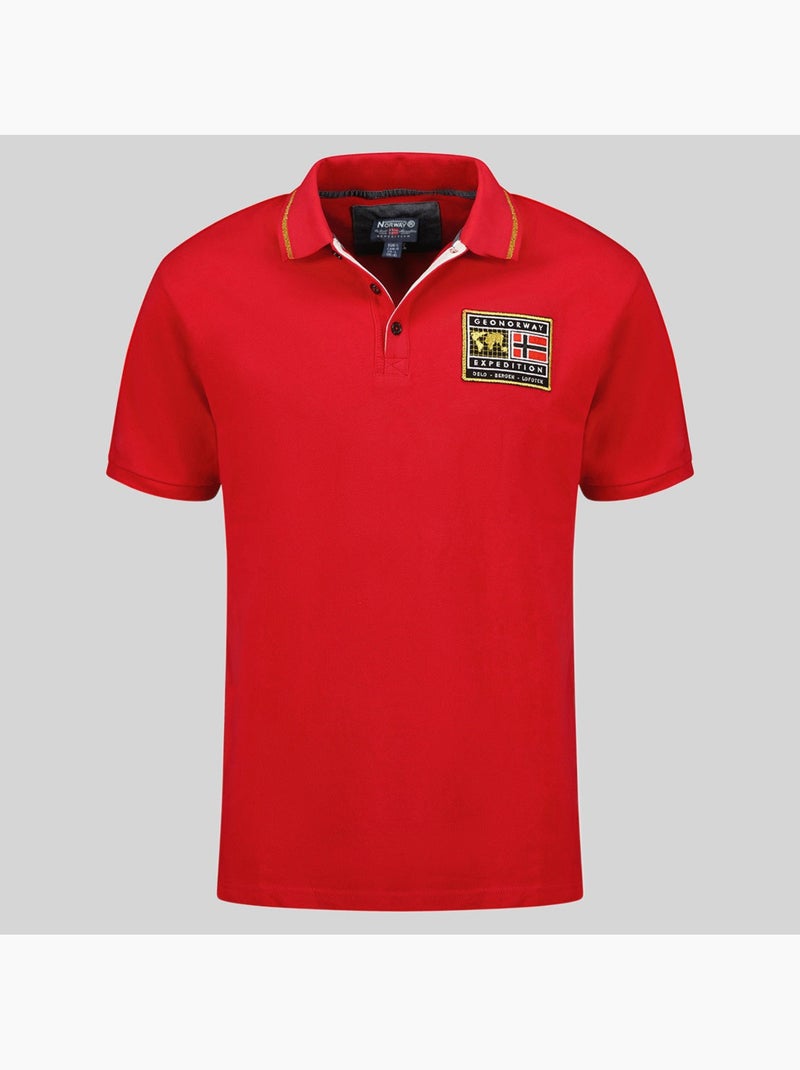 Polo karite – geographical norway Vermelho - Kiabi