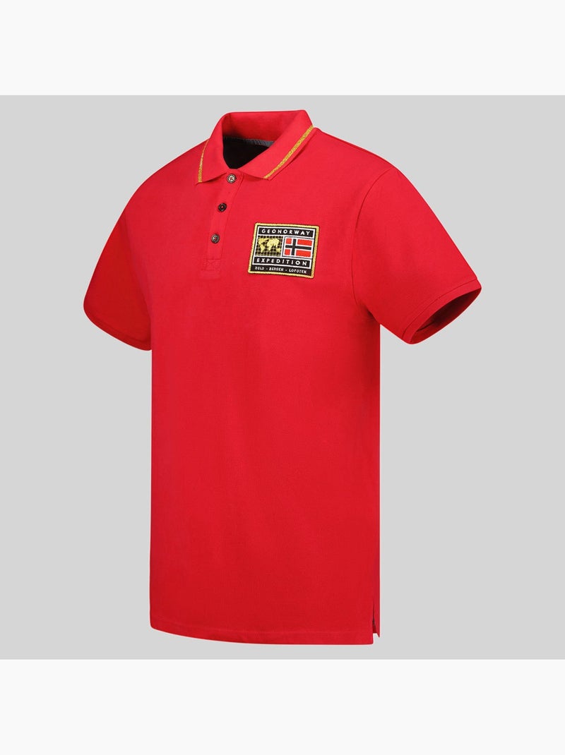 Polo karite – geographical norway Vermelho - Kiabi
