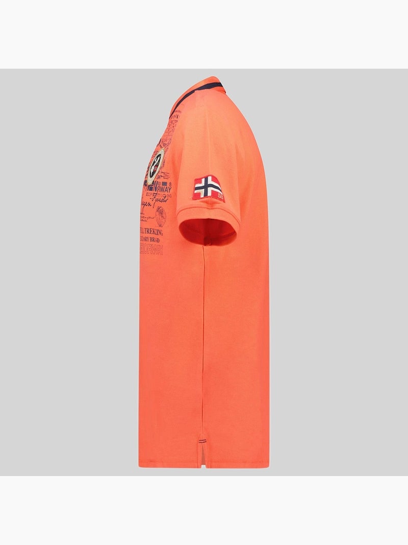 Polo karuen – geographical norway Coral - Kiabi