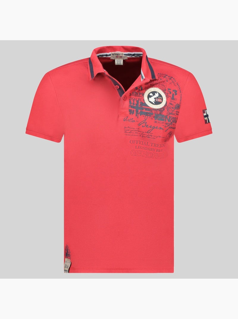 Polo karuen – geographical norway Vermelho - Kiabi