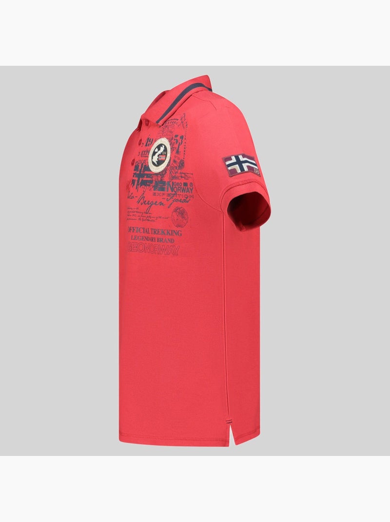 Polo karuen – geographical norway Vermelho - Kiabi