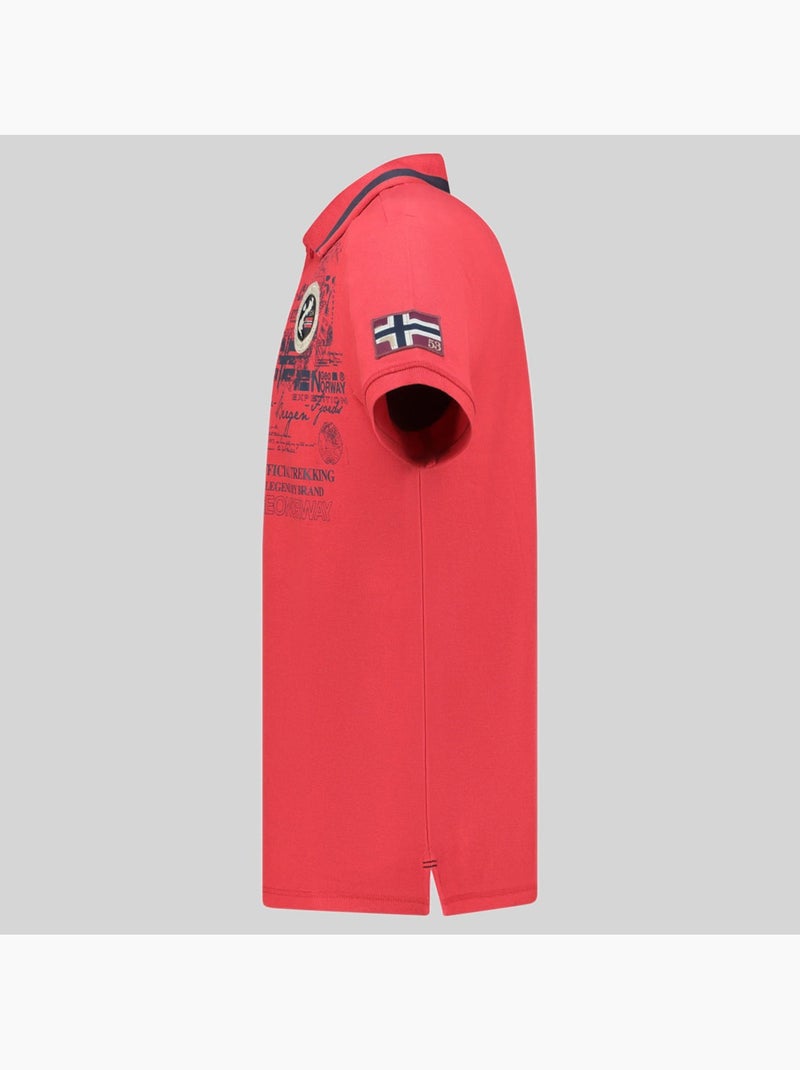 Polo karuen – geographical norway Vermelho - Kiabi