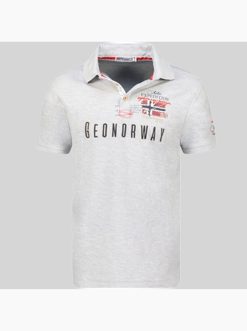 Polo kason – geographical norway Cinza claro - Kiabi