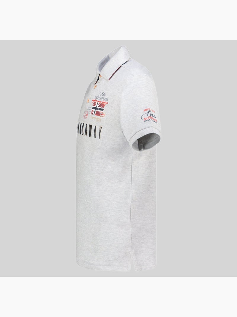 Polo kason – geographical norway Cinza claro - Kiabi