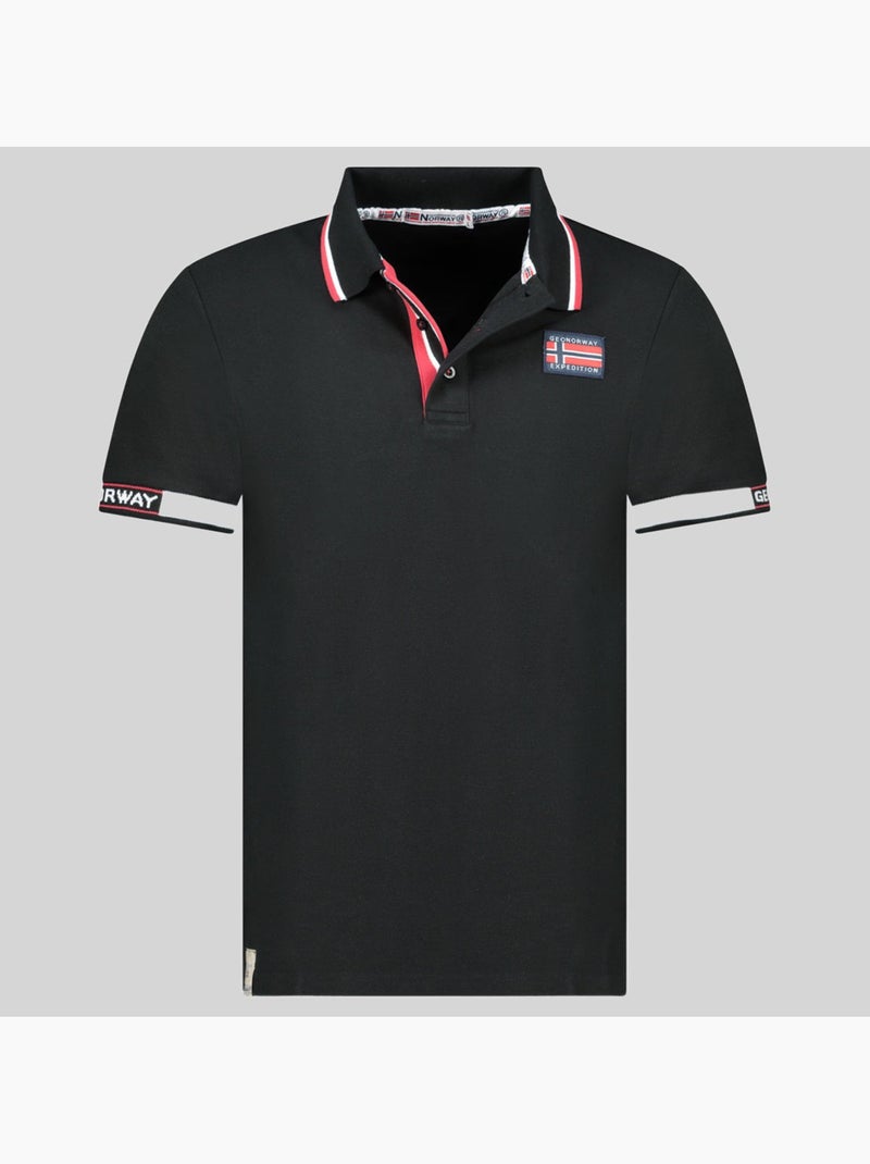 Polo kauge – geographical norway Preto - Kiabi
