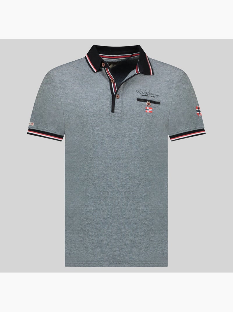 Polo kblended – geographical norway Preto - Kiabi