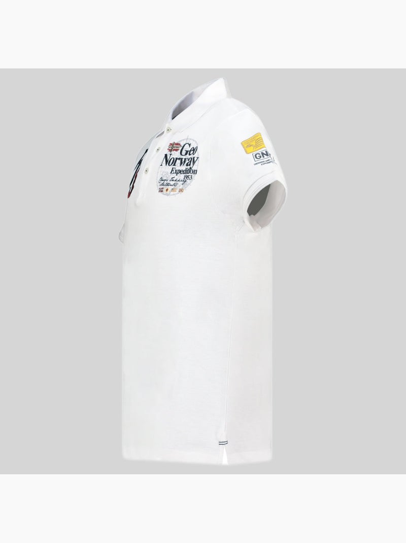 Polo kelan – geographical norway Branco - Kiabi