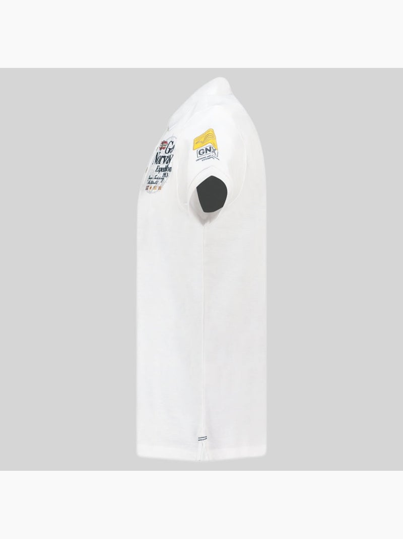 Polo kelan – geographical norway Branco - Kiabi