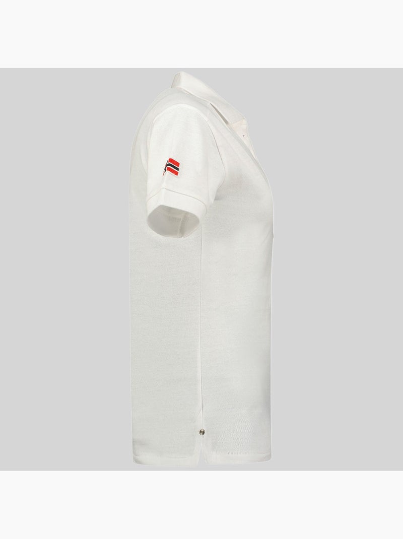Polo kelly – geographical norway Branco - Kiabi