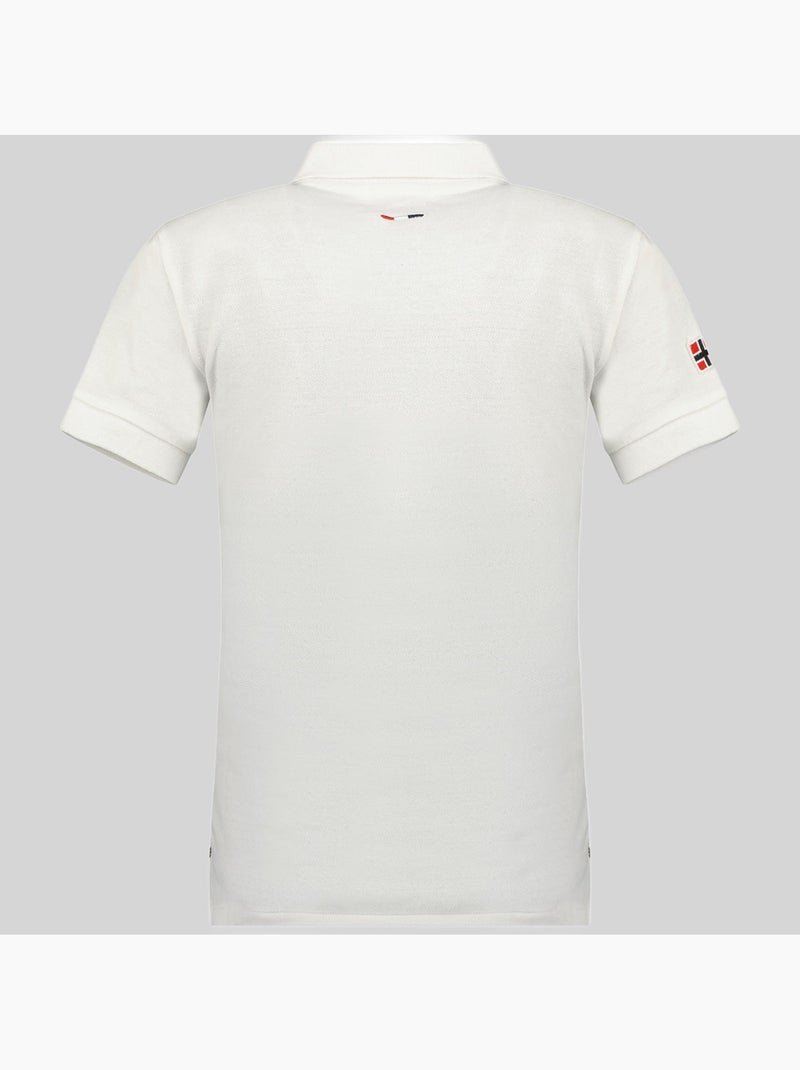 Polo kelly – geographical norway Branco - Kiabi