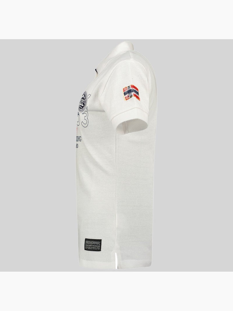 Polo kerry – geographical norway Branco - Kiabi