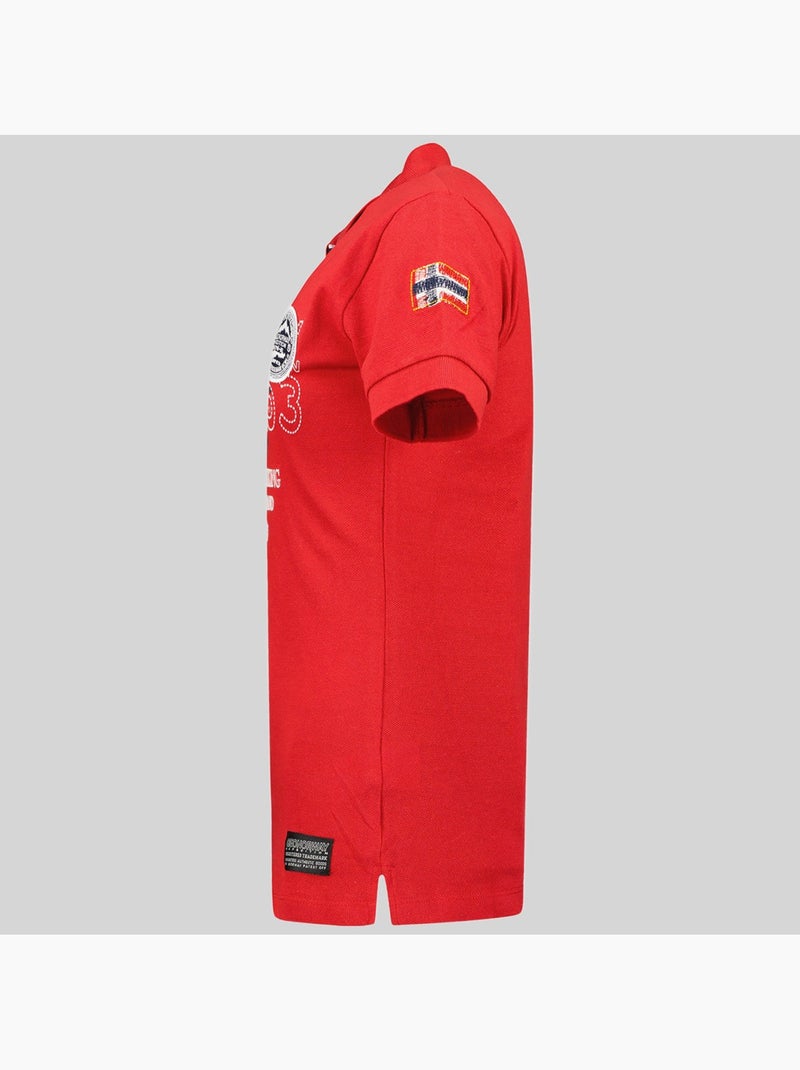 Polo kerry – geographical norway Vermelho - Kiabi