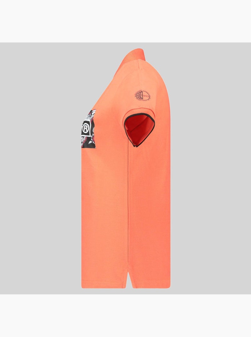 Polo kesley – geographical norway Coral - Kiabi