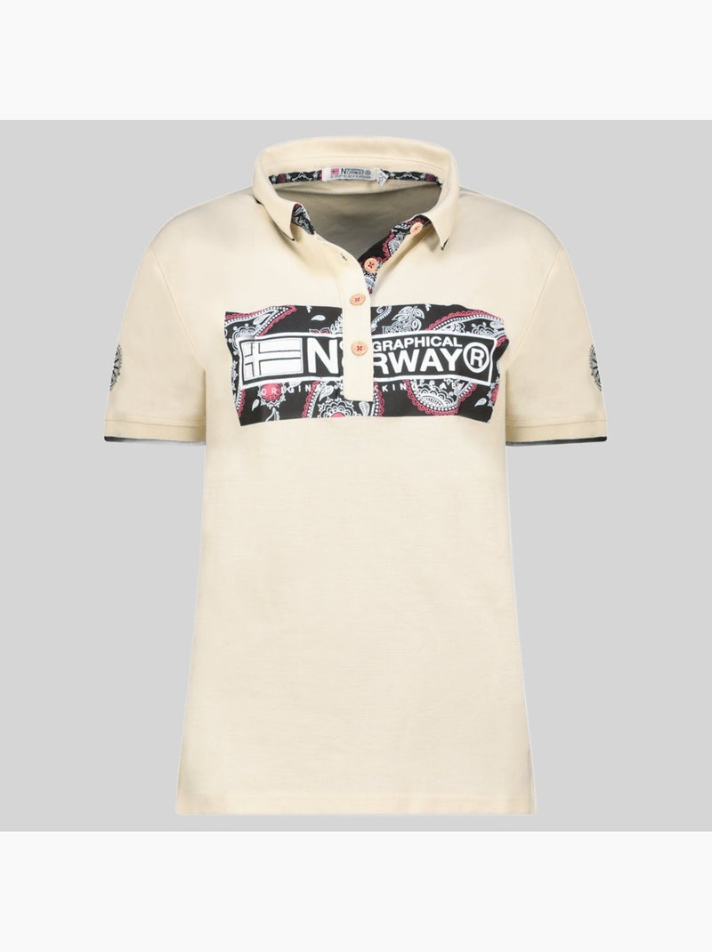 Polo kesley – geographical norway Creme - Kiabi