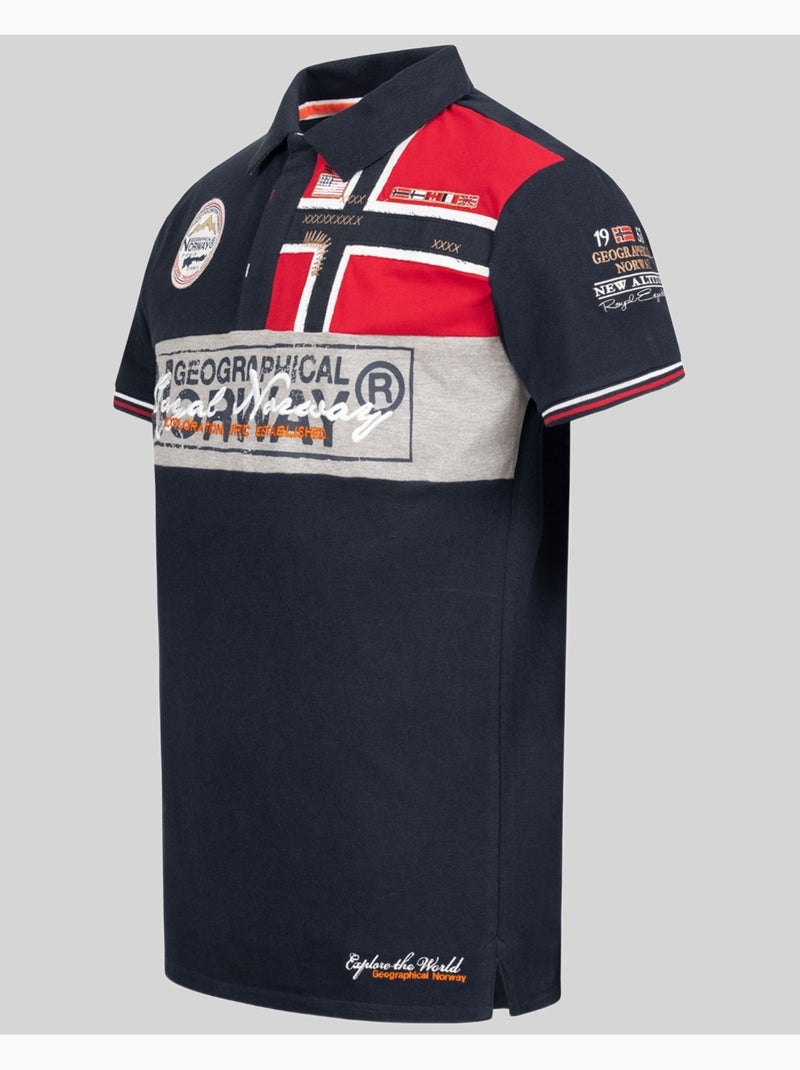 Polo kidney – geographical norway Azul-marinho - Kiabi
