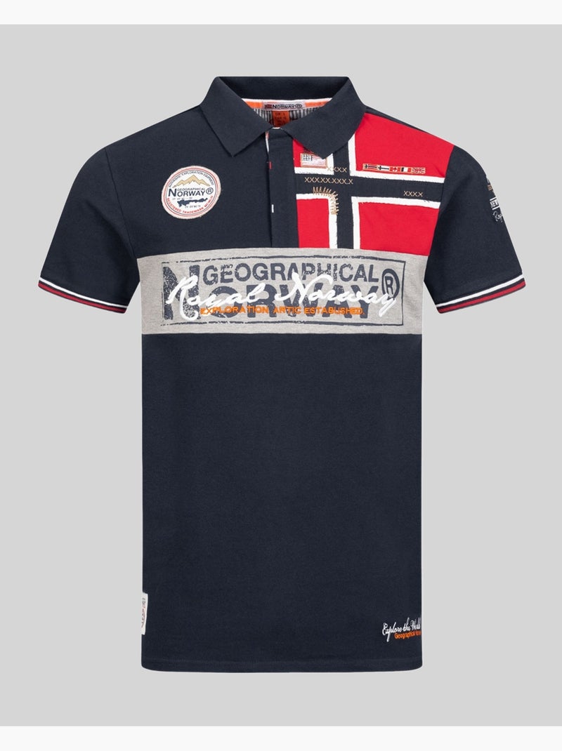 Polo kidney – geographical norway Azul-marinho - Kiabi