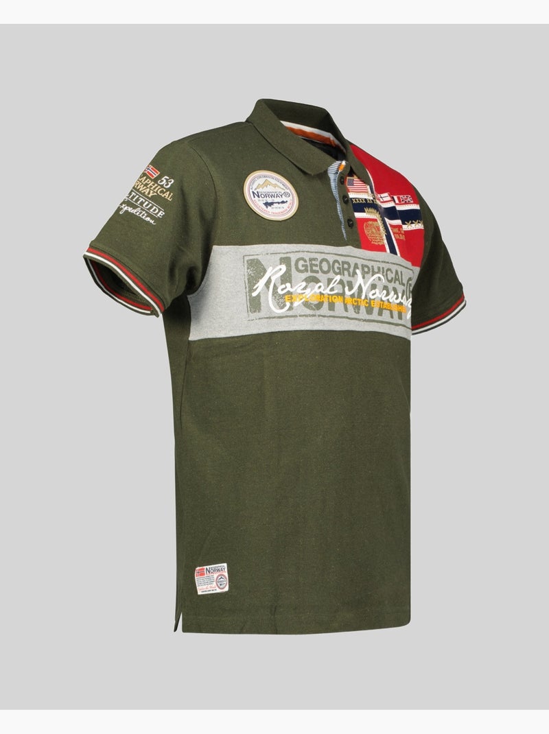 Polo kidney – geographical norway Cáqui - Kiabi