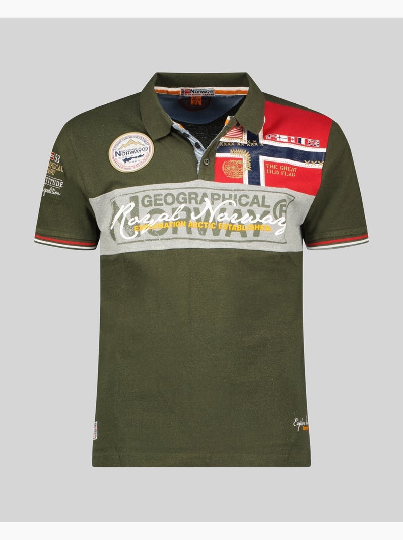 Polo kidney – geographical norway Cáqui - Kiabi