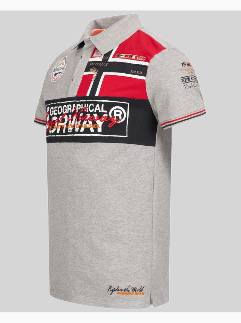 Polo kidney – geographical norway Cinza claro - Kiabi