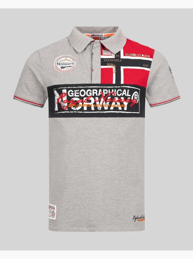 Polo kidney – geographical norway Cinza claro - Kiabi