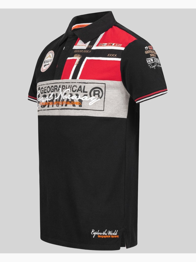 Polo kidney – geographical norway Preto - Kiabi