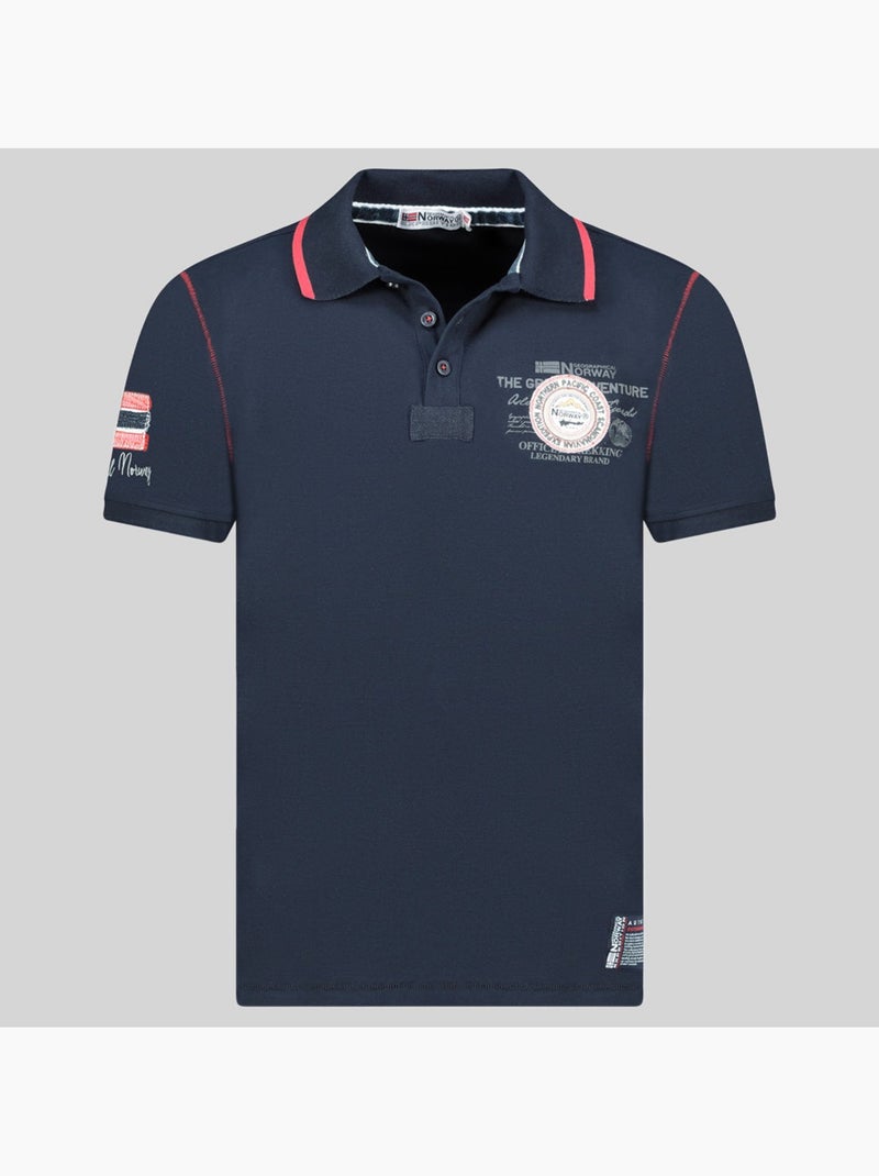 Polo kilsvik – geographical norway Azul-marinho - Kiabi