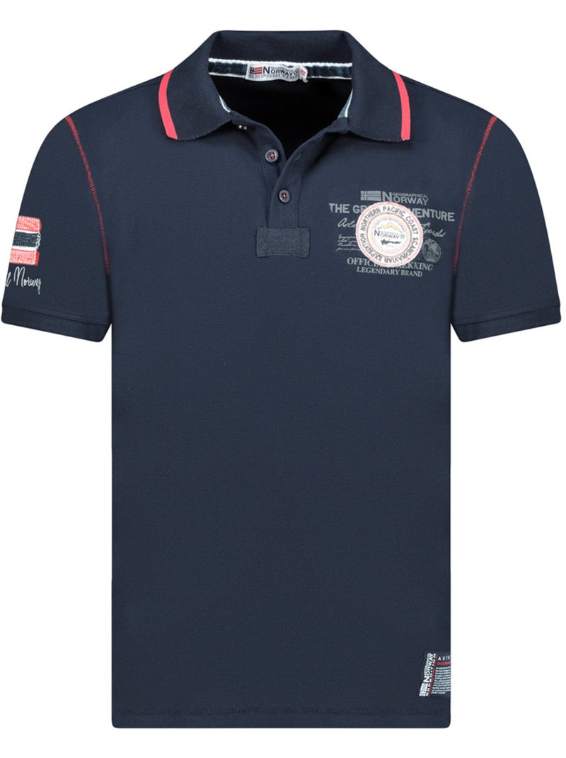 Polo kilsvikeak – canadian peak Azul-marinho - Kiabi