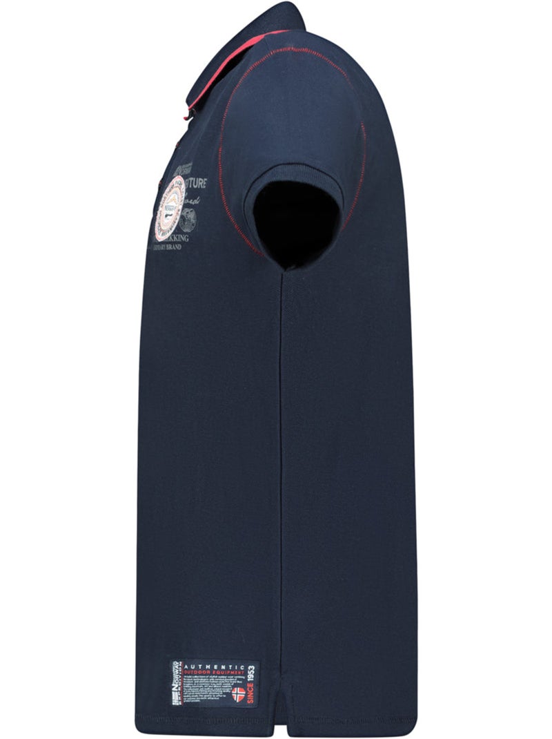 Polo kilsvikeak – canadian peak Azul-marinho - Kiabi