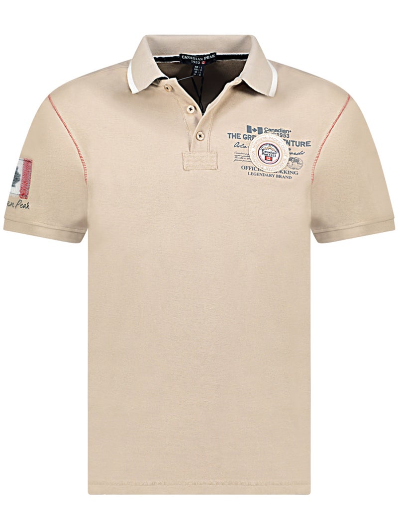 Polo kilsvikeak – canadian peak Bege - Kiabi