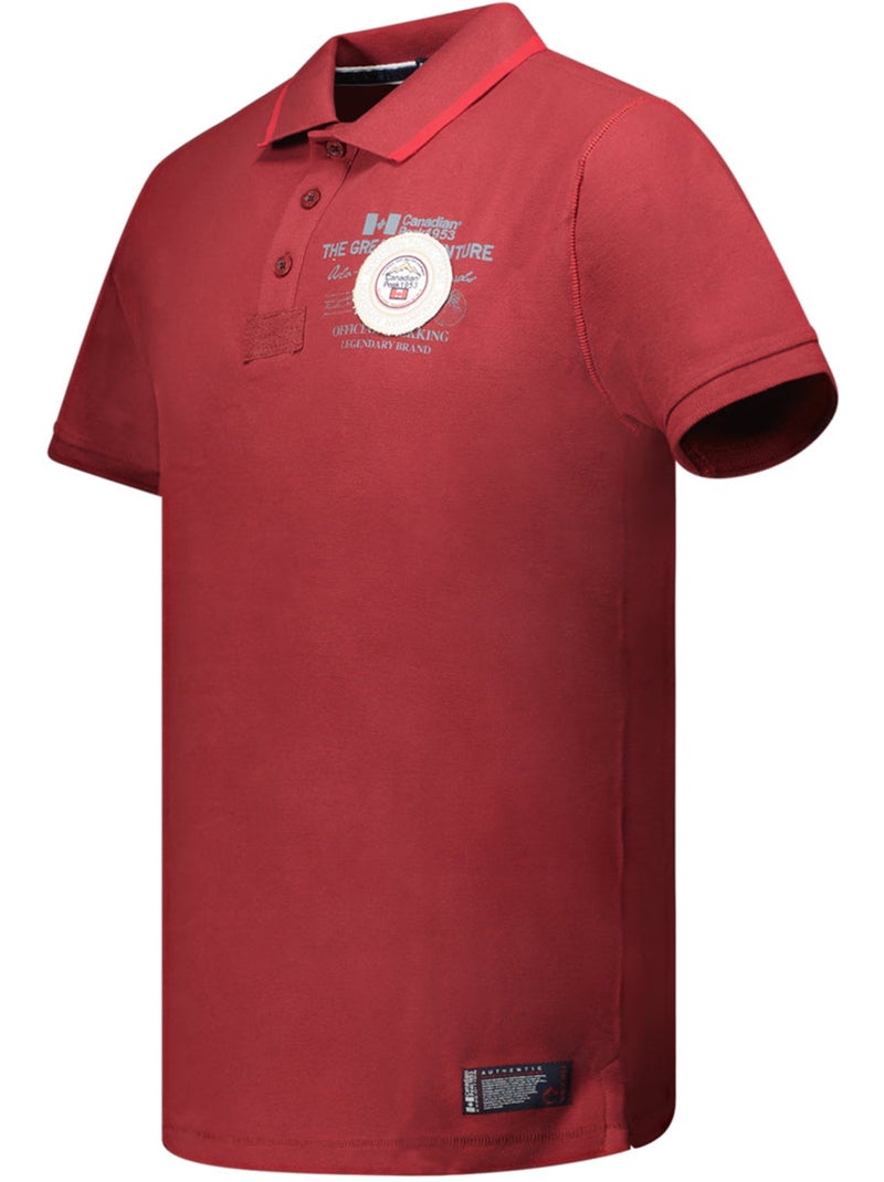 Polo kilsvikeak – canadian peak Bordô - Kiabi