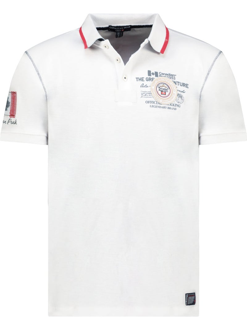 Polo kilsvikeak – canadian peak Branco - Kiabi
