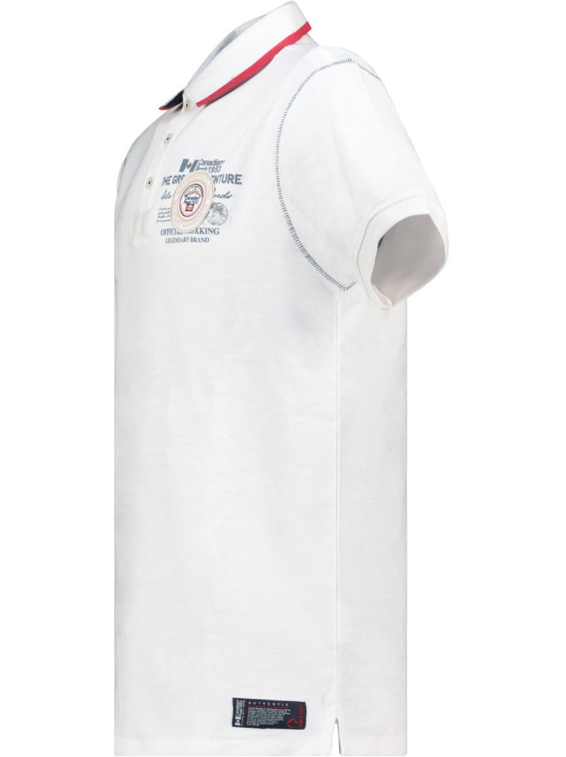 Polo kilsvikeak – canadian peak Branco - Kiabi