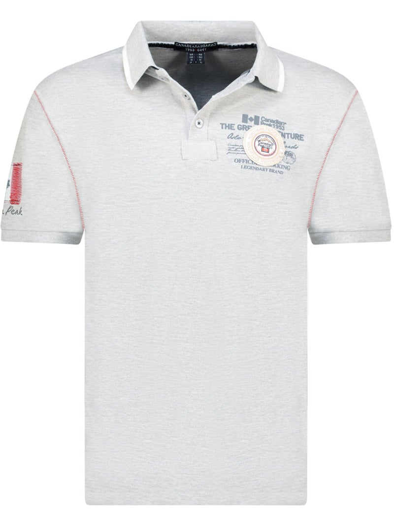 Polo kilsvikeak – canadian peak Cinza claro - Kiabi