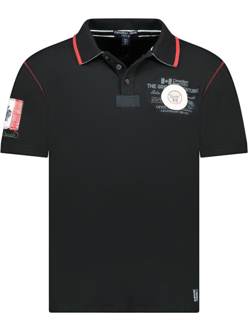 Polo kilsvikeak – canadian peak Preto - Kiabi