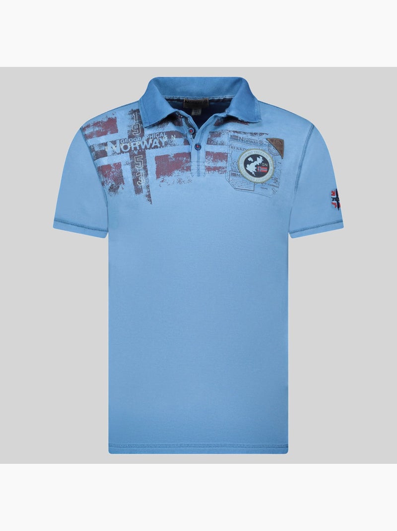 Polo kimac – geographical norway Azul - Kiabi